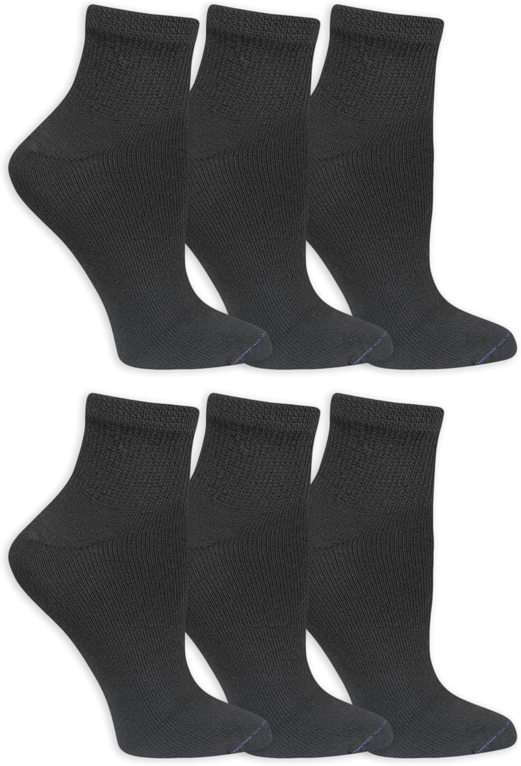 Dr. Scholls Womens Diabetes  Circulator Socks-4  6 Pair Packs-Non-Binding Moisture Management