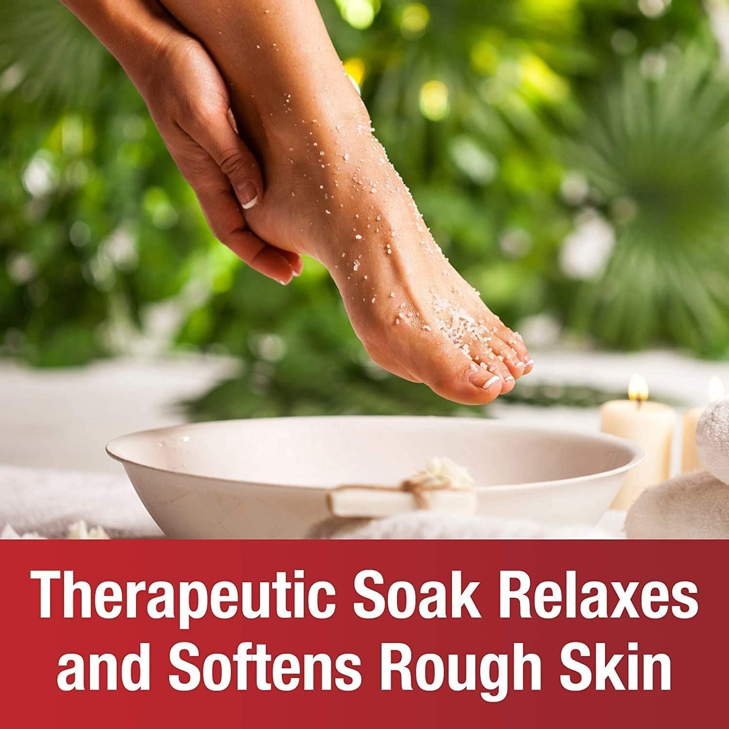 Kerasal Foot Therapy Soak, Foot Soak for Achy, Tired and Dry Feet, 2 lbs and Kerasal Nighttime Intensive Repair Foot Masks, Foot Mask for Cracked Heels and Dry Feet, Two Pairs