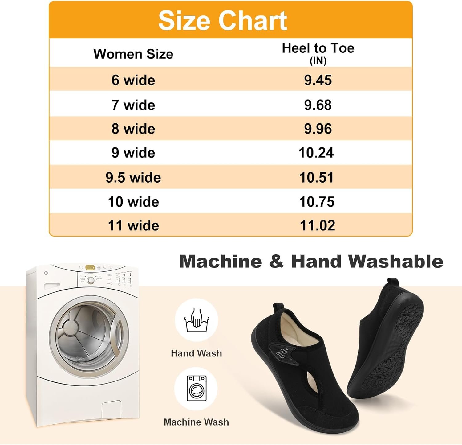 LeIsfIt Womens Slippers Wide Diabetic Shoes Adjustable Walking Shoes Arthritis Edema House Shoes Indoor Outdoor Slippers