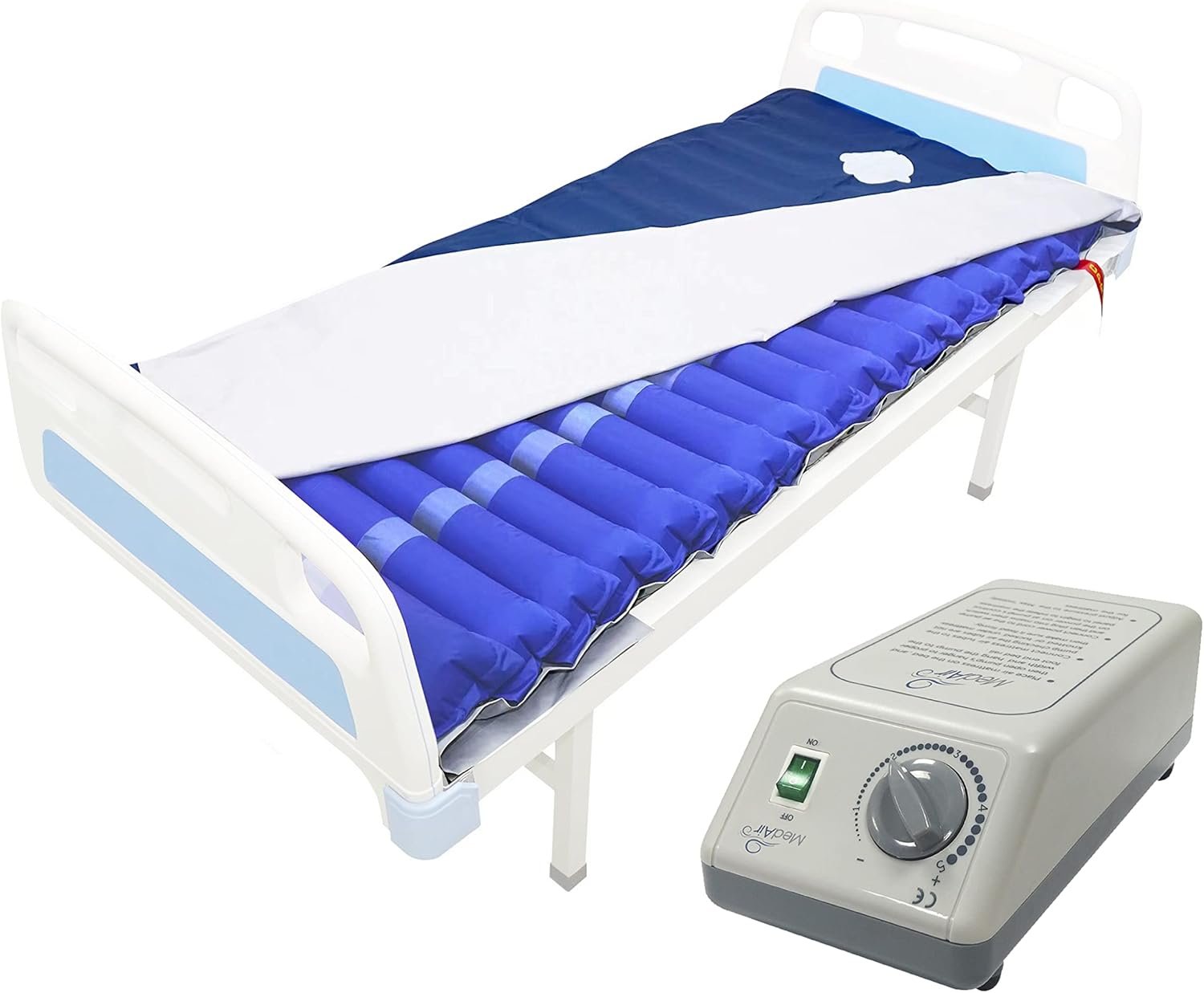 MedVance Comfort Alternating Air Pressure Mattress Pad with Ultra Quiet Alternating Pump (Mattress  Pump only) | Pressure Sore/Ulcer Prevention and Relief | Use on Medical, Hospital, or Standard Bed