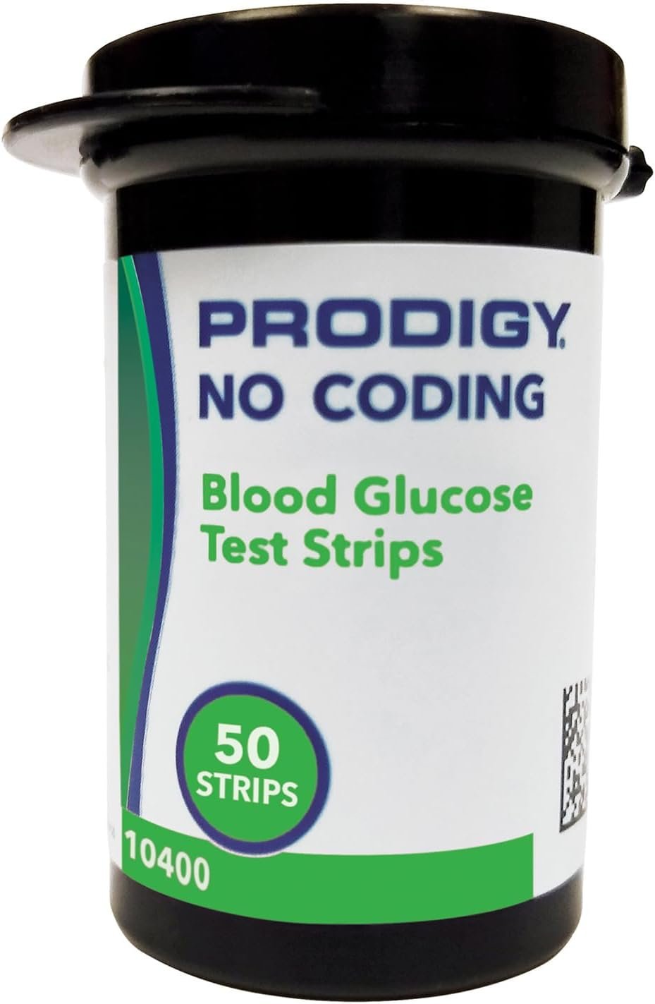 PRODIGY No Coding Blood Glucose Test Strips, Box of 50 Strips