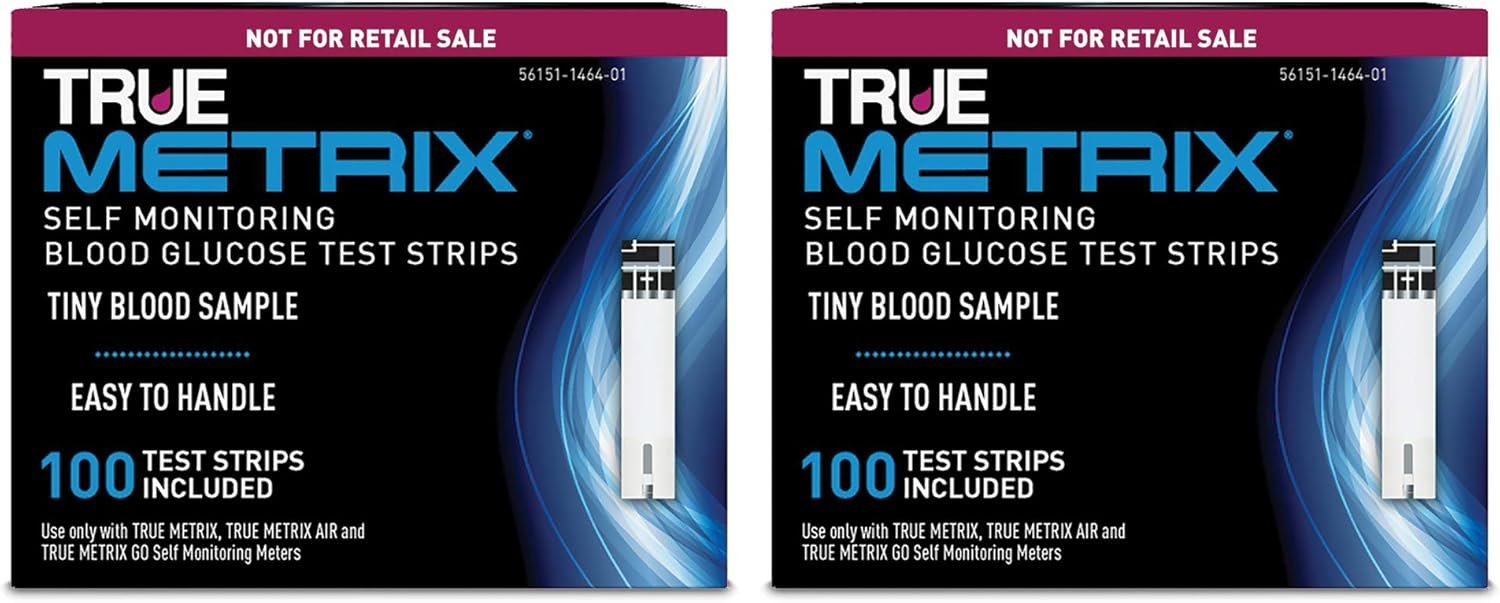 TRUE METRIX Blood Glucose Test Strips NFRS 100ct (100 Test Strips)