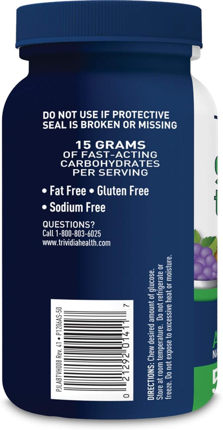TRUEplus® Glucose Tablets, Orange - 50ct