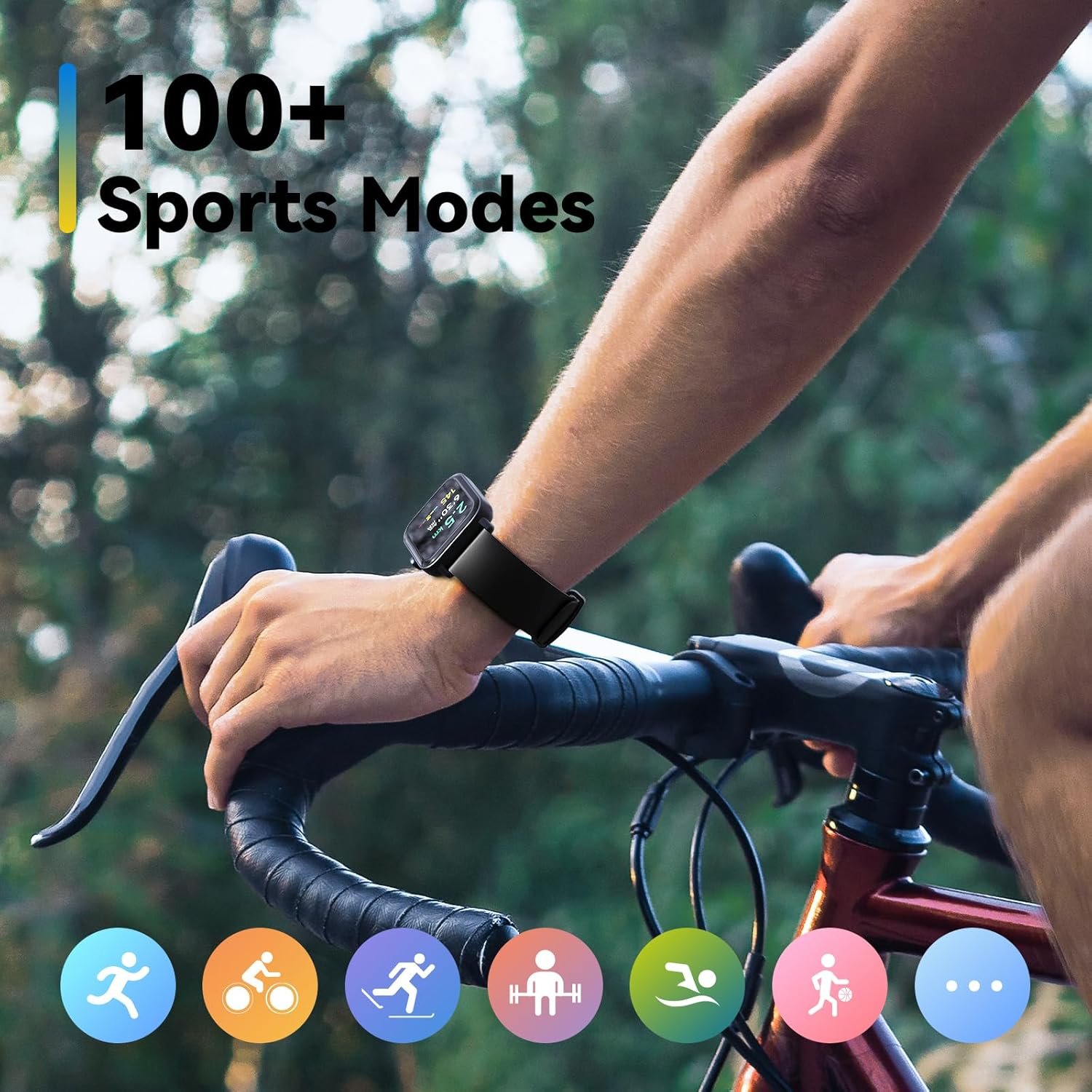 ENOMIR Smart Watch for Women Men with Bluetooth Call,Smartwatch with Alexa Built-in,Heart Rate SpO2 Sleep Monitor,5ATM Waterproof,Step Calorie Activity Trackers and Smartwatches for iOSAndroid Phones