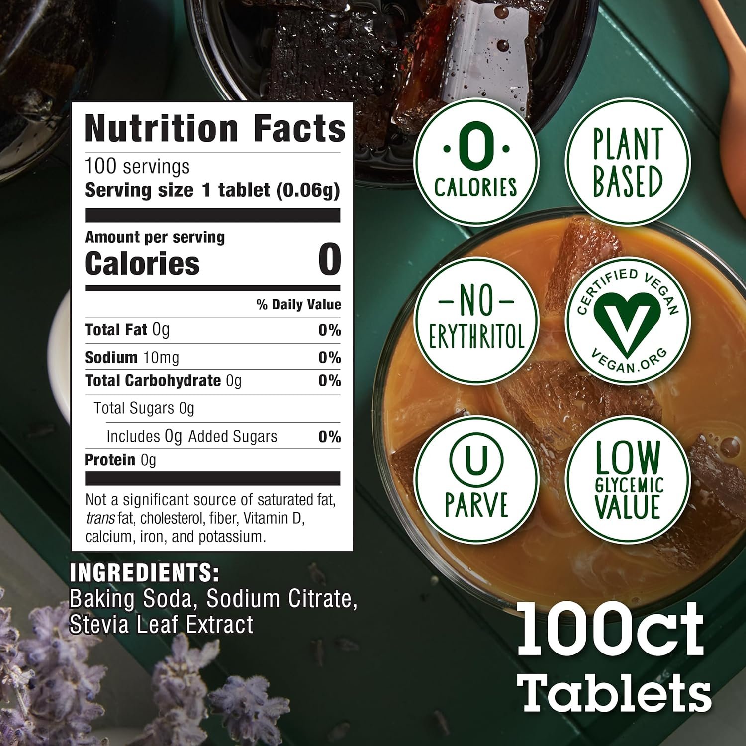 Stevia In The Raw, Plant Based Zero Calorie Sweetener, Sugar Substitute, Sugar-Free Sweetener for Coffee, Hot  Cold Drinks, Suitable For Diabetics, Vegan, Gluten-Free, 200 Count Packets (Pack of 2)