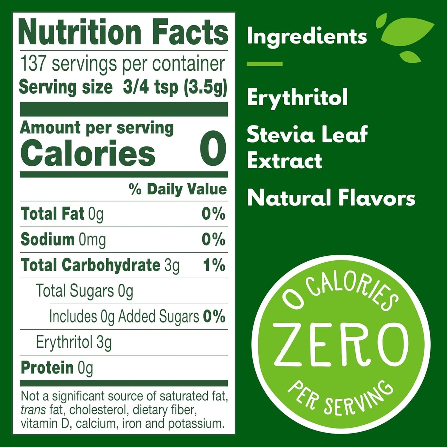 Truvia Allulose Calorie-Free Sweetener Bag, Sugar Substitute with Zero Calories, great for coffee and tea (3lbs)
