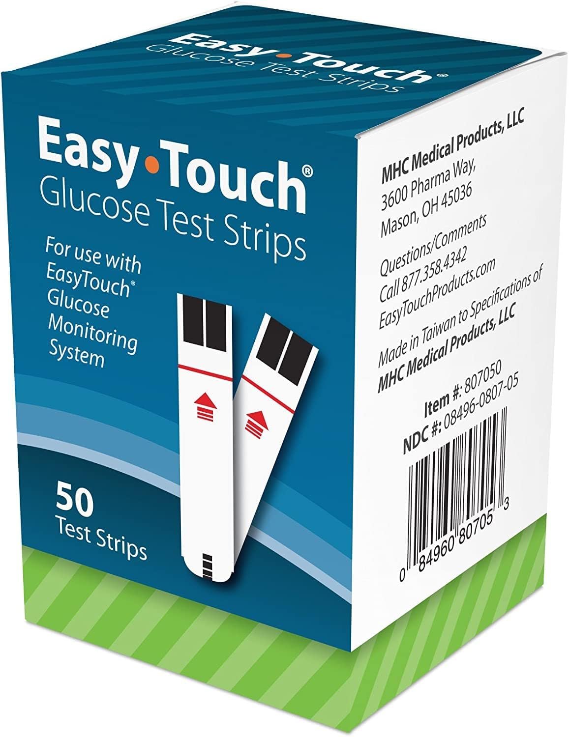 Easy-Touch Glucose Test Strips 50 Count (3pack)