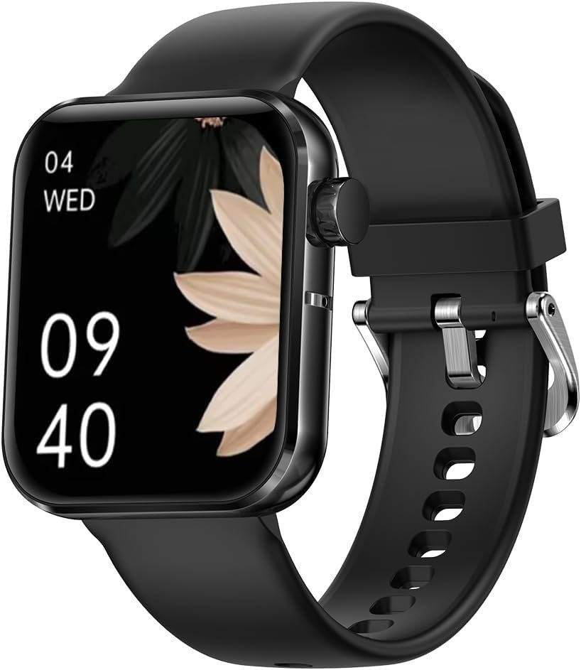 MorePro Health Fitness Tracker (Answer/Make Call), 1.83 Smart Watch with 24/7 Heart Rate/Blood Pressure/Blood Oxygen/Sleep Monitor, Step Calorie Counter with 100 Sports for Women Men Android iPhone