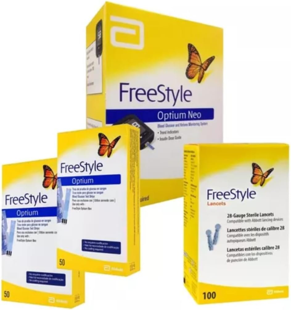 ABT Inc Optiums Test Strips 100 Strips