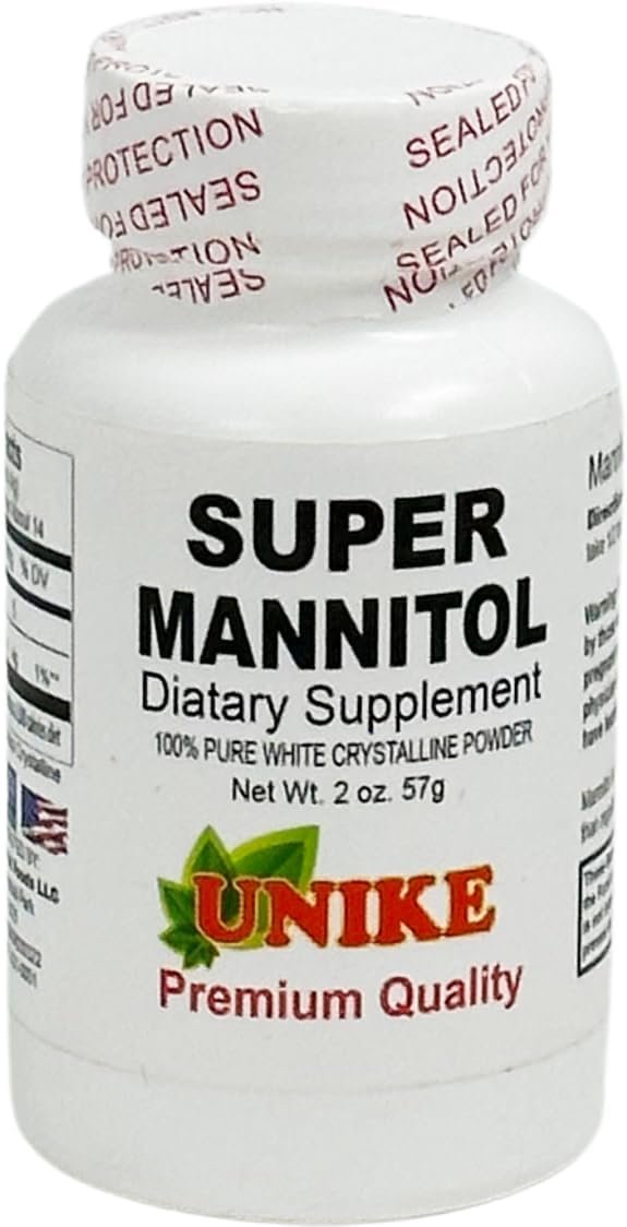 Unike Nutra Original Super Mannitol powder | Natural Sugar Substitute  Sugar Alternative |Natural  Healthy Artificial Sweetener | 100% Vegan, Gluten-free, Dietary Supplement