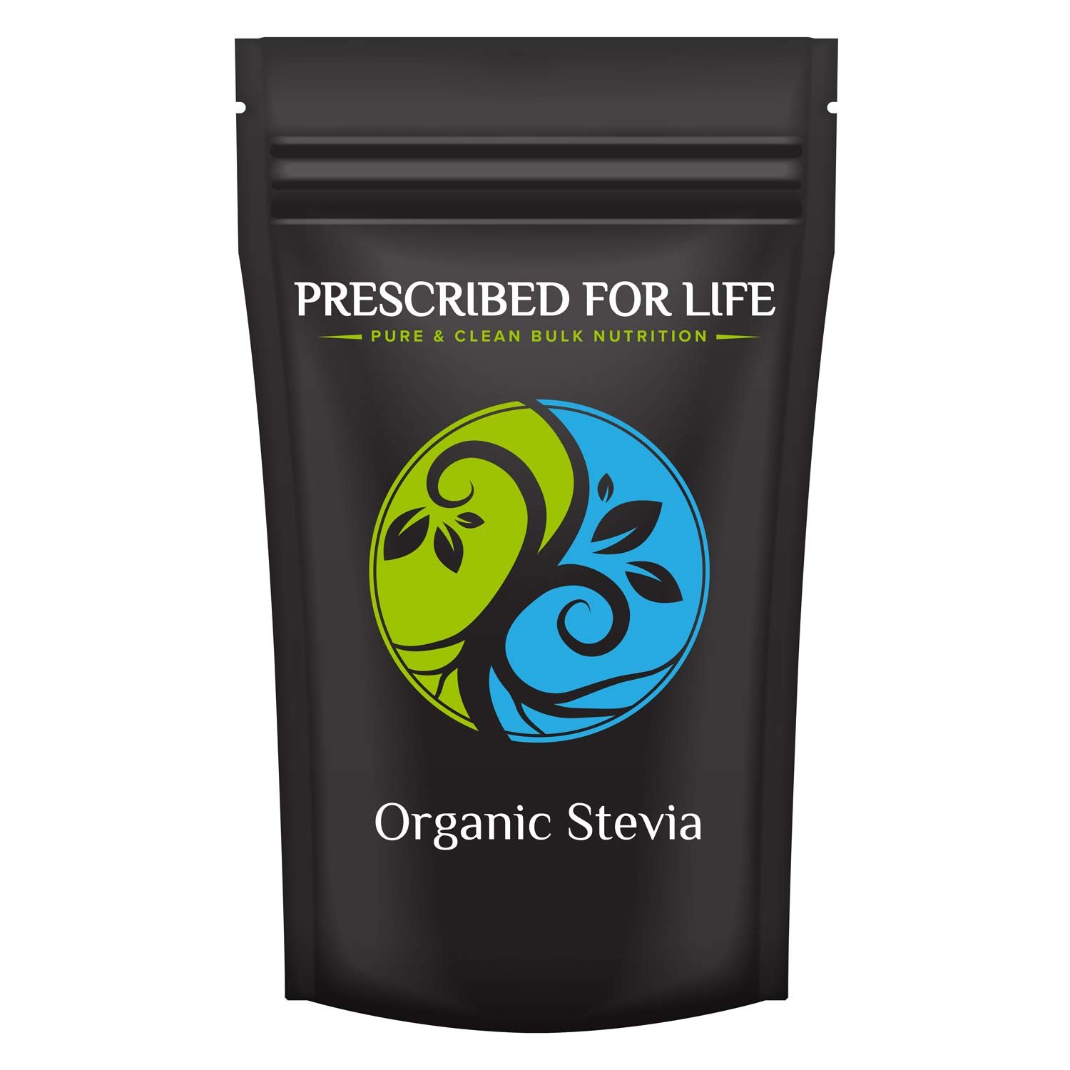Prescribed for Life Stevia - ING: Organic Leaf Extract - ALL NEW - No Aftertaste (Stevia rebaudiana) - 100-X Concentrate, 4 oz (113 g)